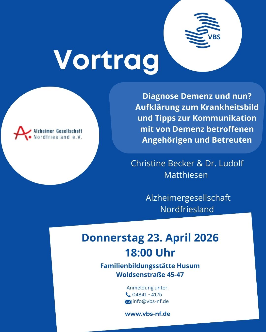 Diagnose Demenz und nun?